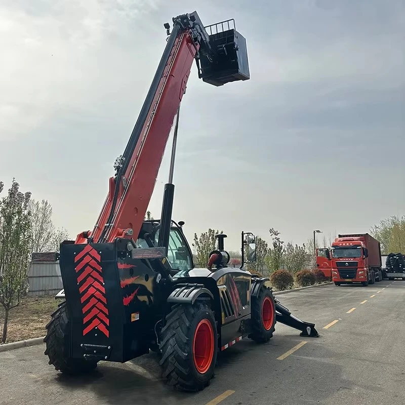 New Telehandler Front Wheel Loader Telehandler Telescopic Boom Arm Mini Wheel Loader