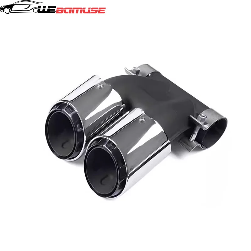 Suitable for Porsche Cayman 718 981 987 Boxster Exhaust Modified Dual Sports Tailpipe Stainless Steel Muffler Low Upgrade High-G