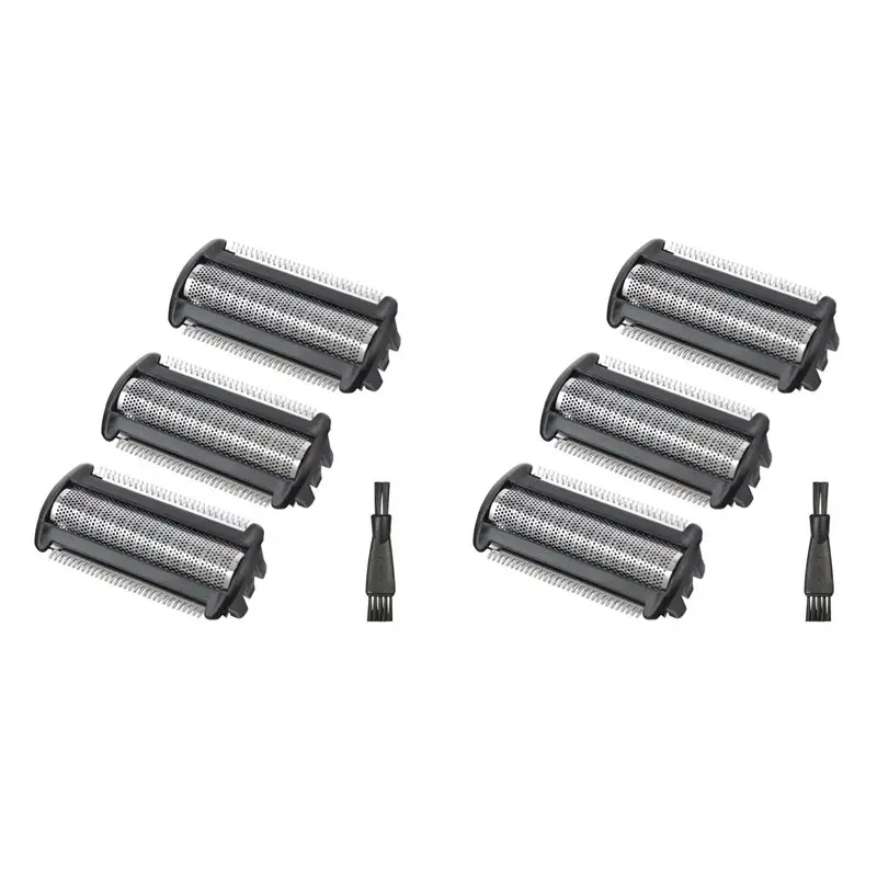 B89B-6 Pack BG2000 Replacement Heads For BG2000/40,BG5025, BG7030, BG7040, BG2030, BG2040-Wet Dry Use Foil Heads
