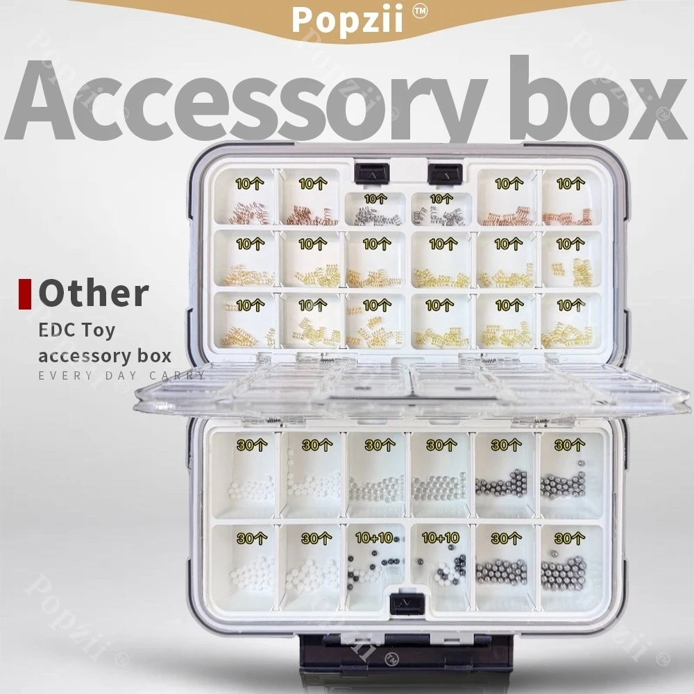 

Коробка для аксессуаров с выдвижным механизмом, игрушки-антистресс, EDC-игрушки, пружинные декомпрессионные игрушки с бусинами