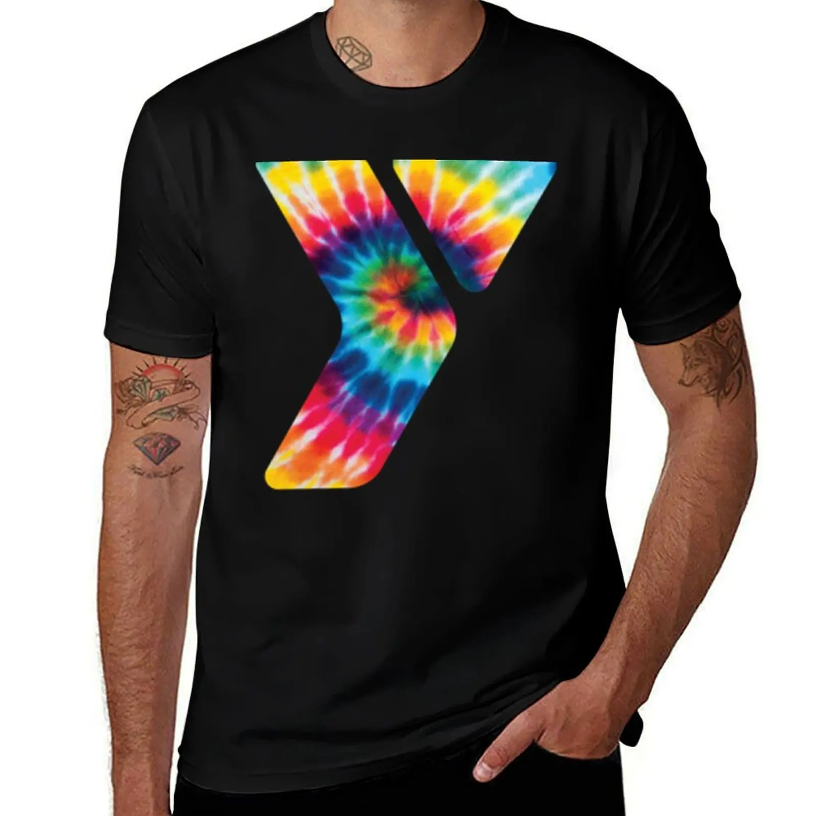 

YMCA logo T-Shirt printed t shirts for man t shirts for man cotton anime t shirts oversize T-Shirt