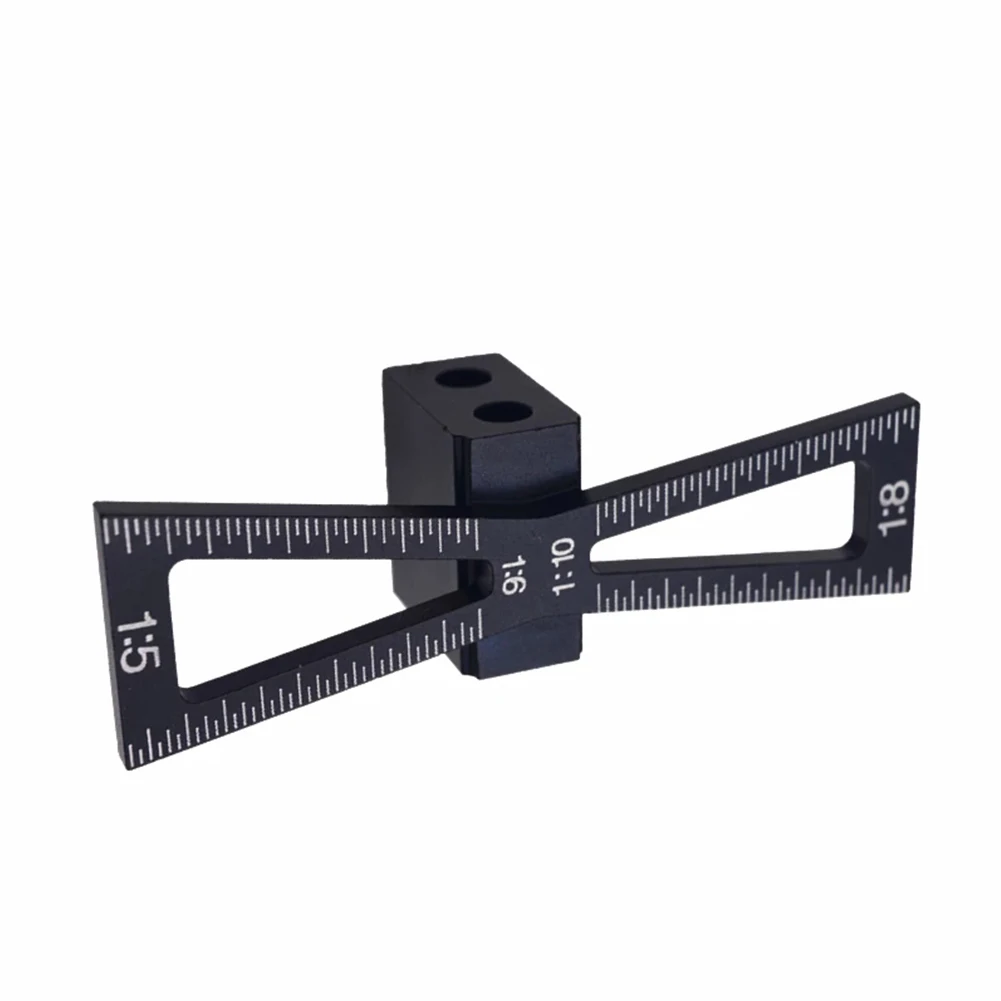 High Quality New Practical Marking Gauge Measurement Accessory Aluminum Alloy Dovetail Marker Marking Template