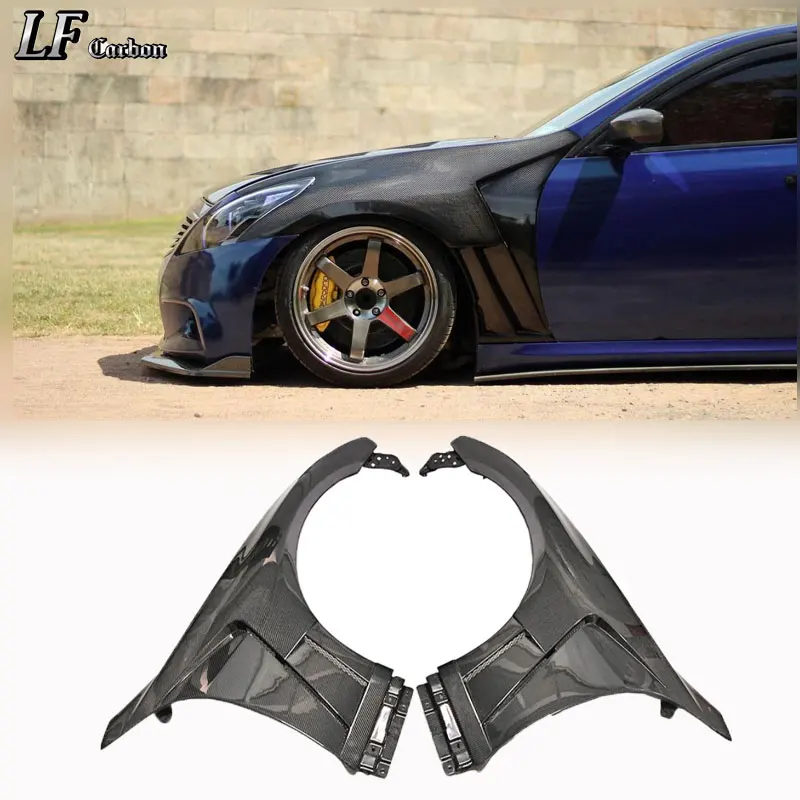 

2008-2013 Infiniti G37 2-Door Coupe Carbon Fiber Vented Front Fender Exclusive Car Fenders