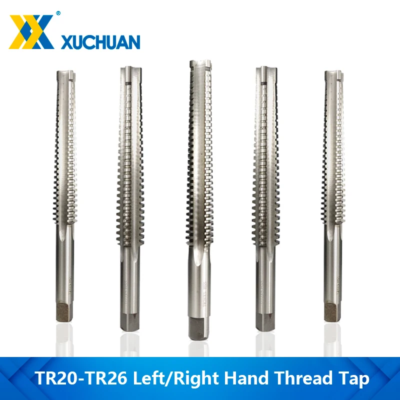 

HSS TR Tap TR20 TR22 TR24 TR26 Trapezoid Tap Right/Left Hand Thread Tap Drill Machine Screw Threading Tools Hand Tool