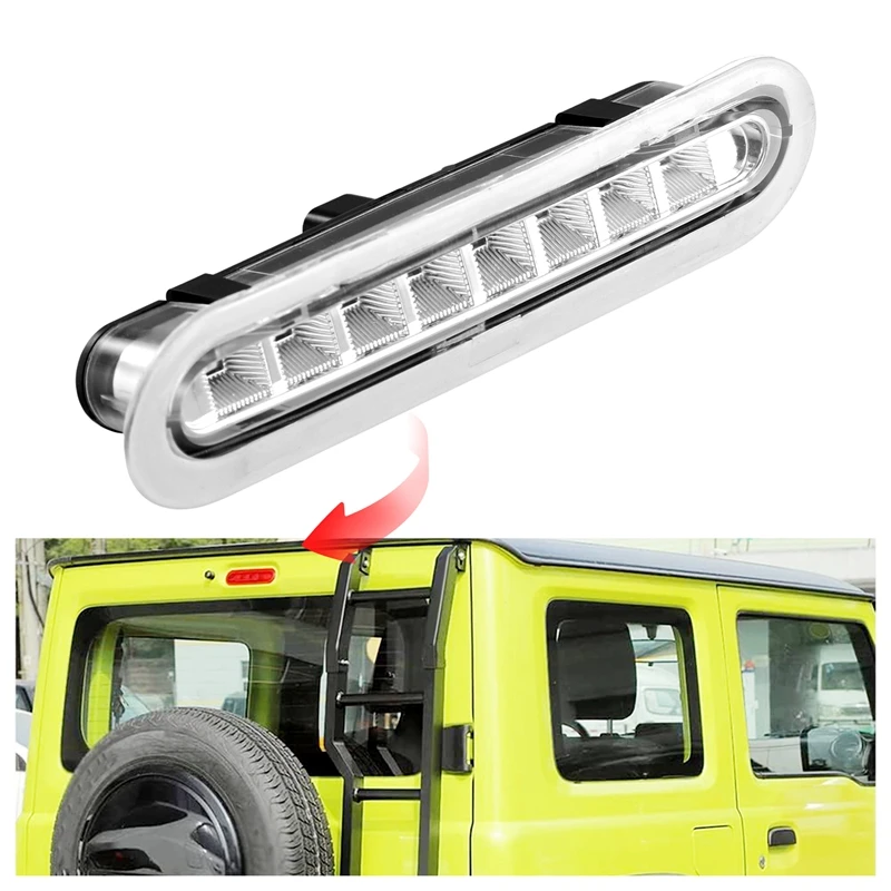 Luce di Stop posteriore a LED lampada di avvertimento di arresto centrale ad alto montaggio fanale posteriore per Suzuki Jimny JB64 JB74 2019-2023