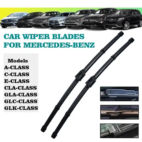 자동차 앞 와이퍼 블레이드, 메르세데스 벤츠 A, C, E, CLA, GLA, CLC, GLK 클래스 클라스 윈드실드, W176, W177, W203, W204, W205, C117, W212, W213 자동차 앞 와이퍼 블레이드, 메르세데스 벤츠 A, C, E, CLA, GLA, CLC, GLK 클래스 클라스 윈드실드, W176, W177, W203, W204, W205, C117, W212, W213