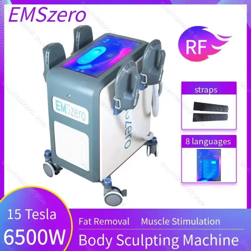 Профессиональное устройство для контурирования тела, 6500 Вт, мультитехнологическая магнитная активация, уменьшение жира, сертифицированное CE, безопасное оборудование для похудения, мышц