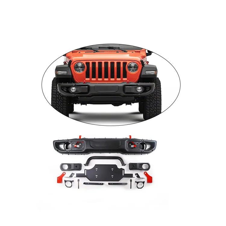 

Hot Sales Automotive Body System Car Offroad Accessories Front Bumper For Jeep Wrangler JT 10Th Anniversary