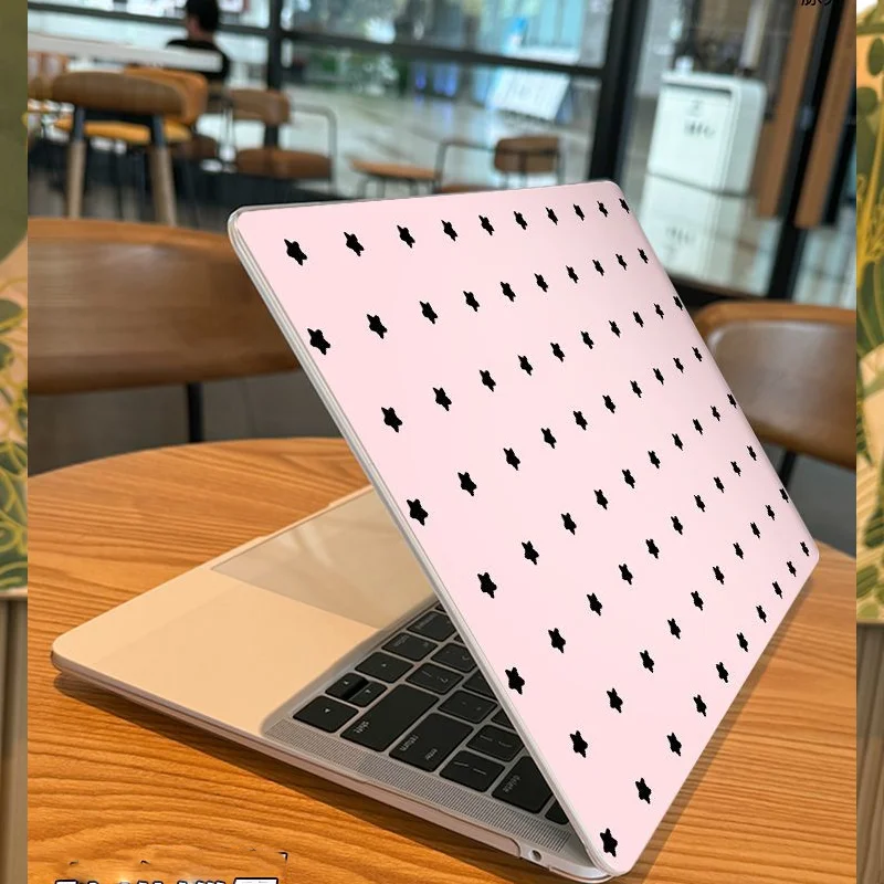 Girl Pink Star Laptop Case For Macbook Air 13.6 15 M5 M4 M3 M2 M1 Pro 14.2 16 A2141 Retina 13.3 15.4 Neo 13 A2179 A1989 Coverr