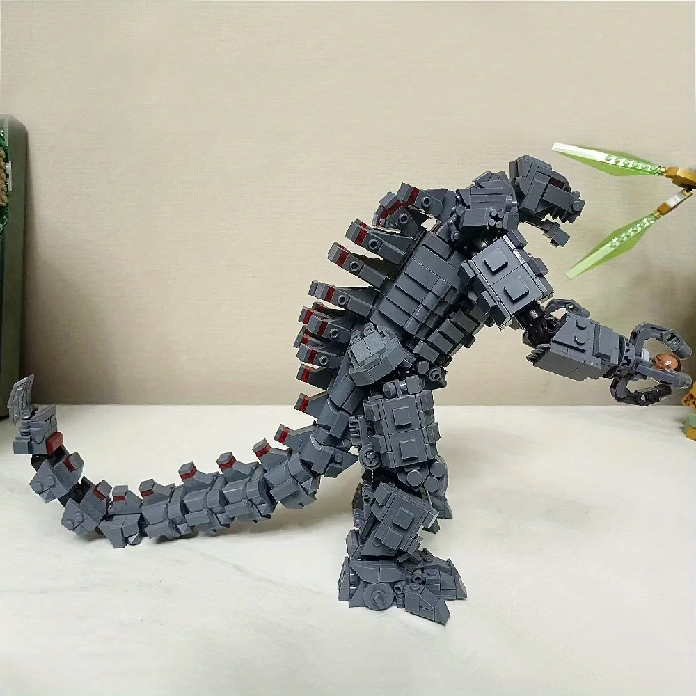 1446 elementów Klocki Model Potwora Architektoniczne Dzieła Sztuki do Dekoracji Pokoju Idealne Prezenty na Nowy Rok, Boże Narodzenie i Urodziny