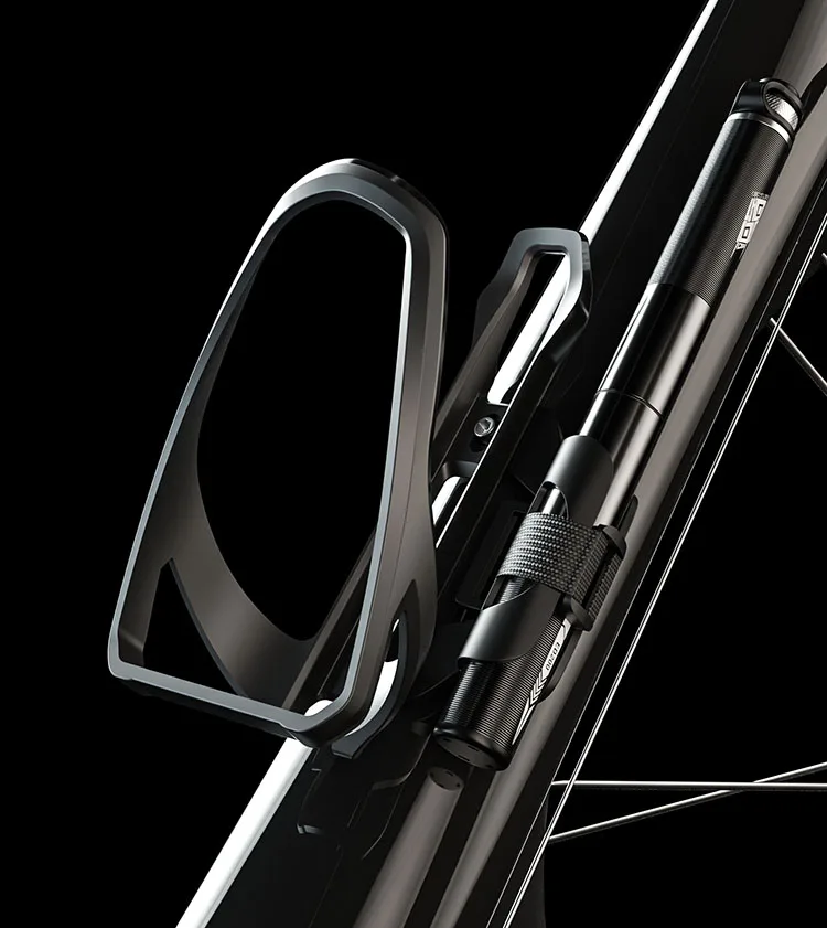 ENLEE Mountain Road Fahrradpumpe Tragbare Pumpe Fahrradpumpe US-Französischer Mund Geeignet für Mini-Basketballpumpe – Detail 18