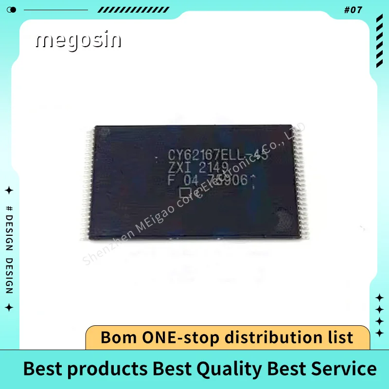 1pcs/lot CY62167ELL-45ZXI CY62167ELL-45 TSOP48 Memory access chip