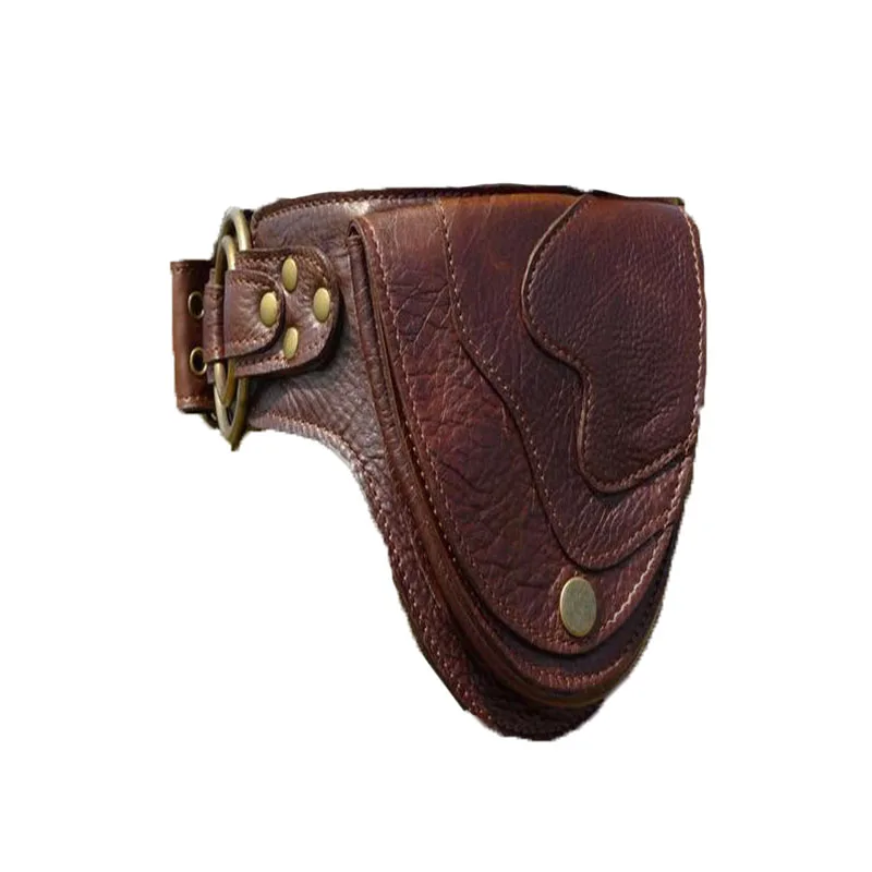 Borsa a marsupio medievale cintura vichinga portafoglio in pelle uomo donna Steampunk Knight Pirate Costume accessori antichi accessori Cosplay per