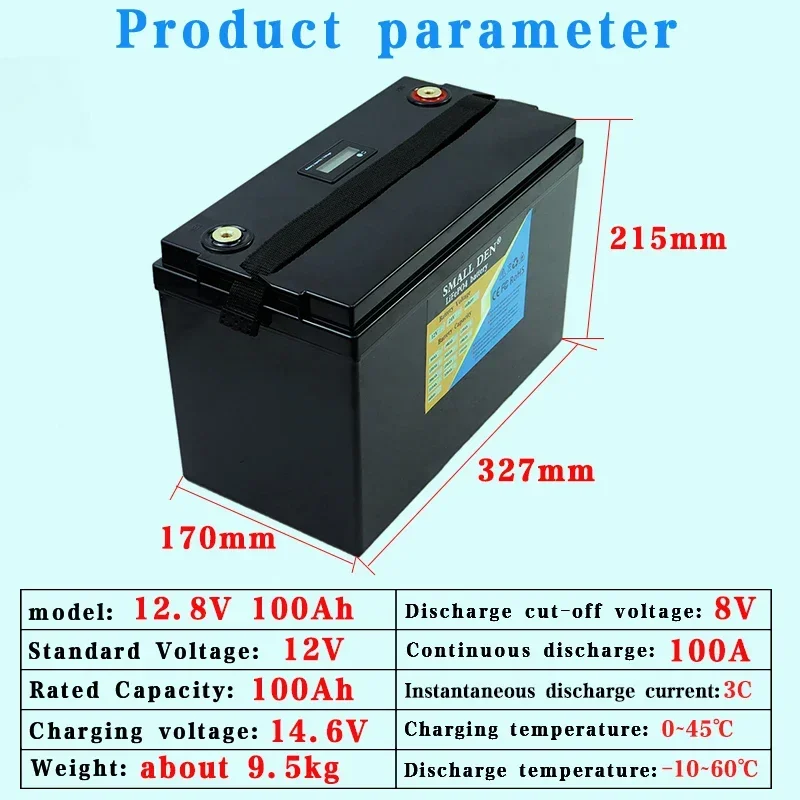 Brand New 12V 100Ah~320Ah LiFePO4 Battery 4000-6000 Cycle RV Camping Car Golf Car Off road Off grid Solar Battery Pack