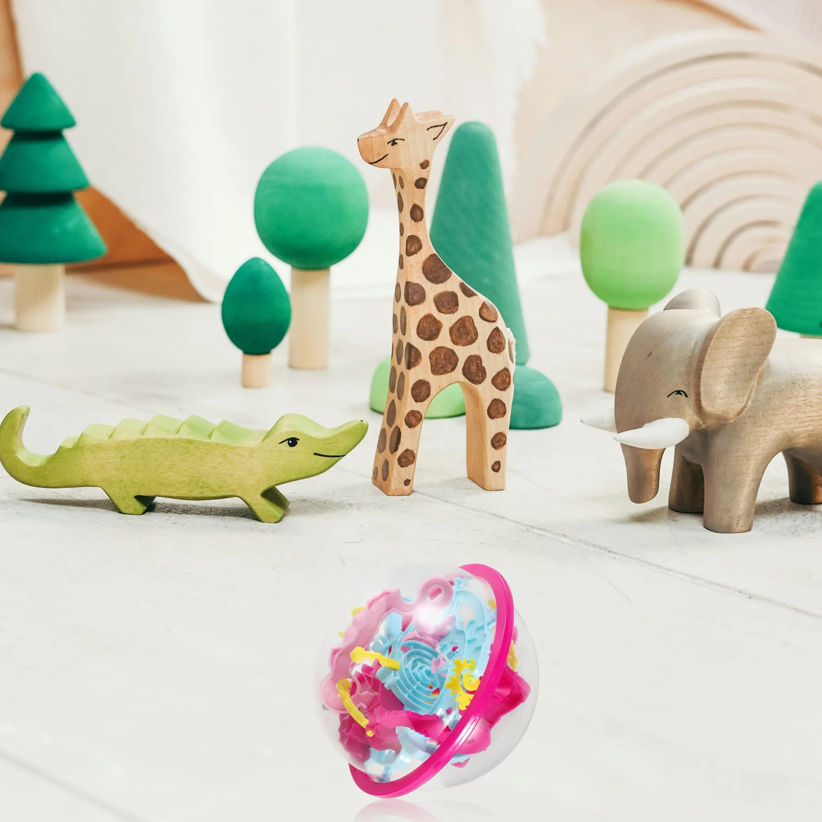 3D-Ball-Puzzle für Kinder und Erwachsene, Spiel, feine Handwerkskunst, tragbares Puzzle, Labyrinth-Ball-Ausrüstung