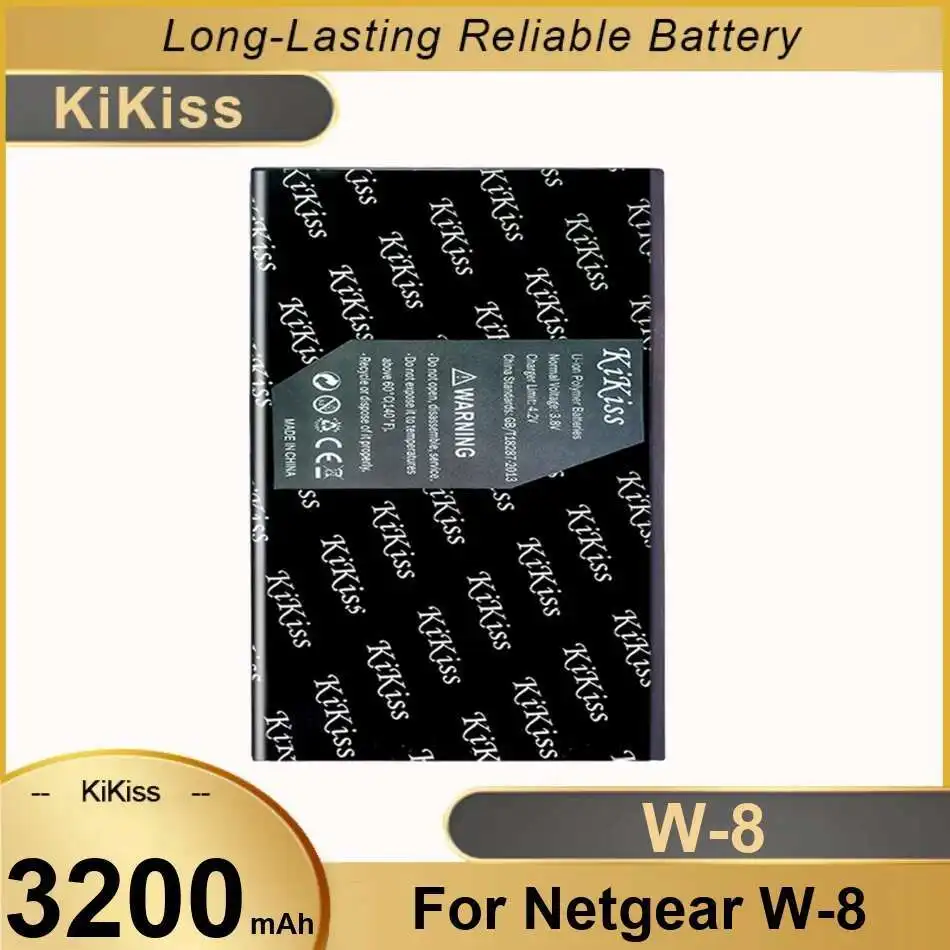 

3200Mah Router Battery For Netgear W-8 Long Lasting