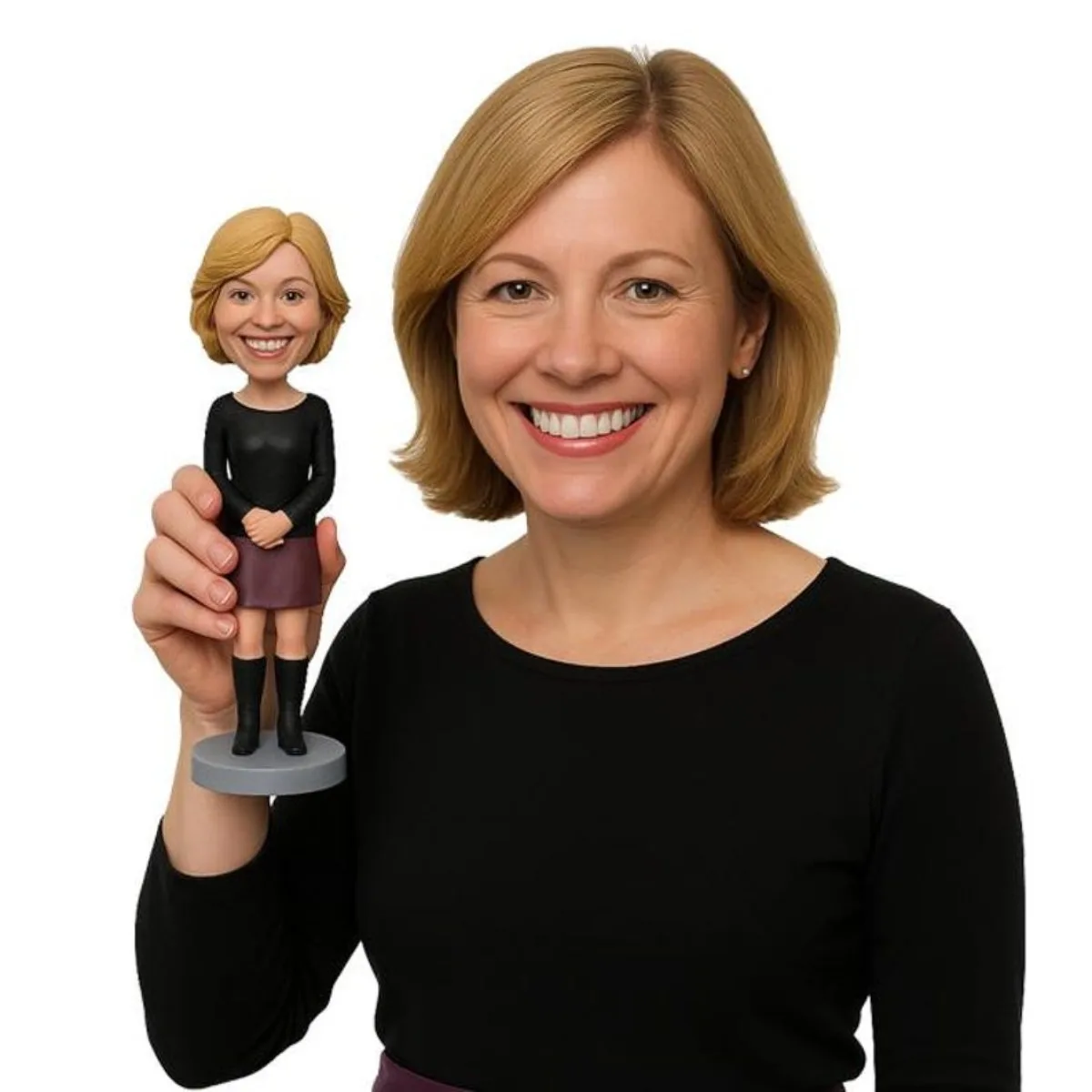 

Bobblehead Personalized Handmade Clay Figurine Clay Doll Bobbleheads Figurines Handmade Gift Keepsake For Family Friends