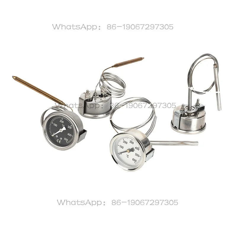 

500degree Pizza Oven Thermometer, Kiln Stainless Steel High-temperature Resistant Pointer