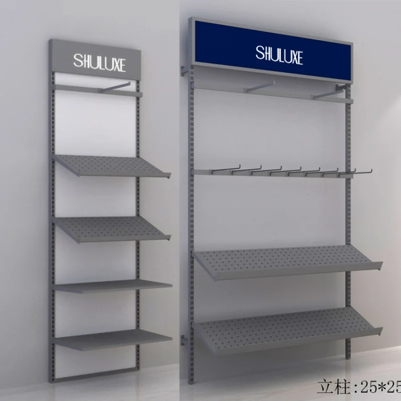 [Customized]Metal shoes wall display rack store wall display rack