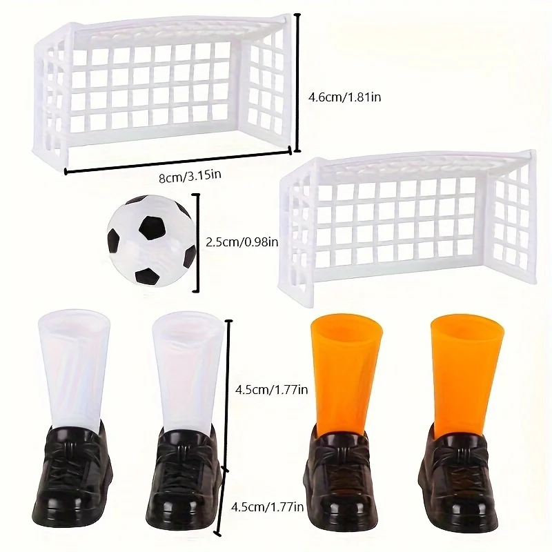 Fun Finger Soccer Game Set Finger Football Interactive Toy Finger Desktop Sports Interactive Playing For Kids Children Toddler