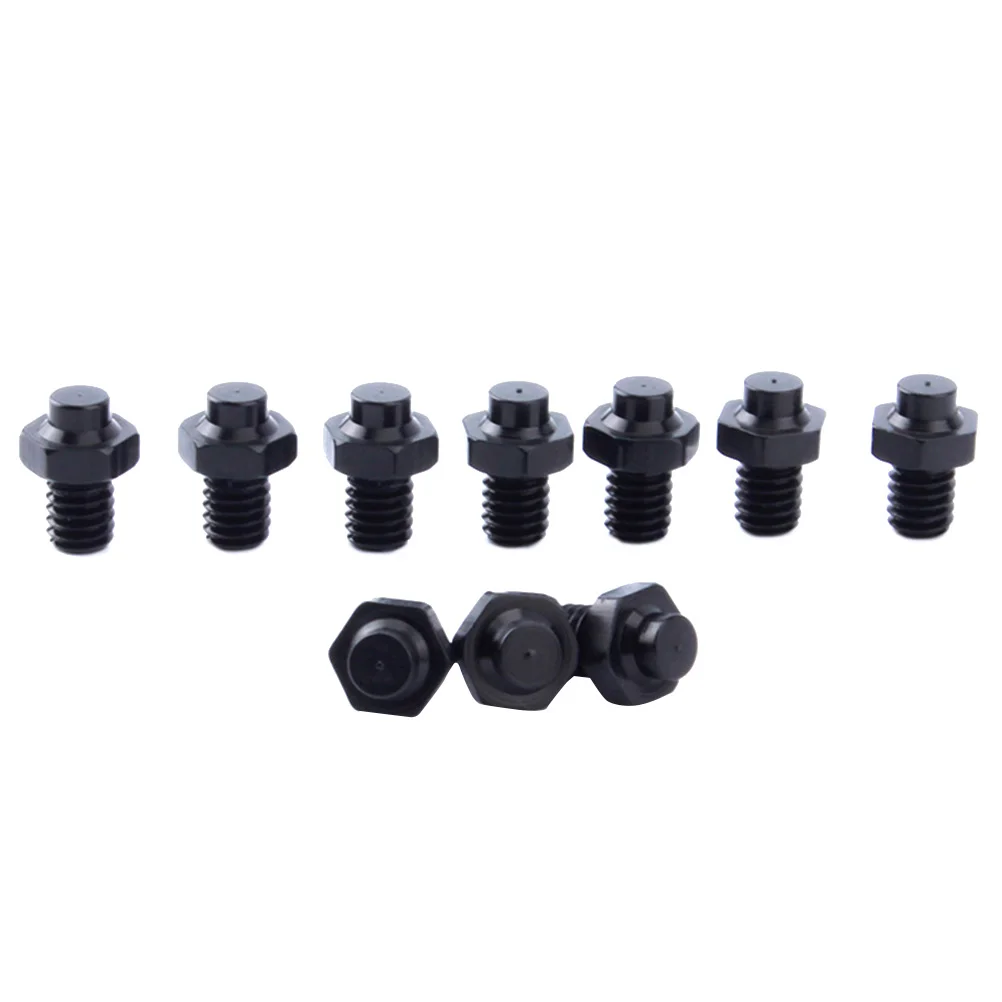 

10PCS Aluminum Alloy Fittings Anti Skid Nails For Pedals Of Fixed Gear Bicycle(Black)