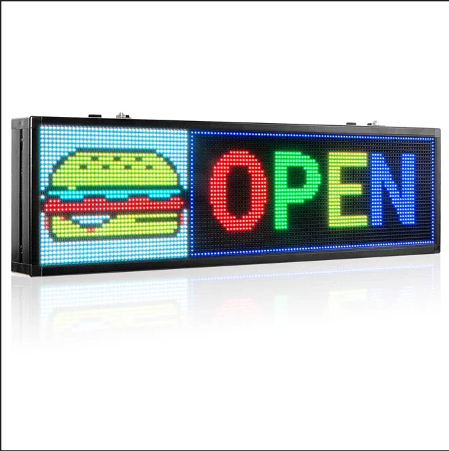 Leadleds P4 Full Color WiFi Led Sign Message Board for Indoor, Store, Shop, Coffee, Bar