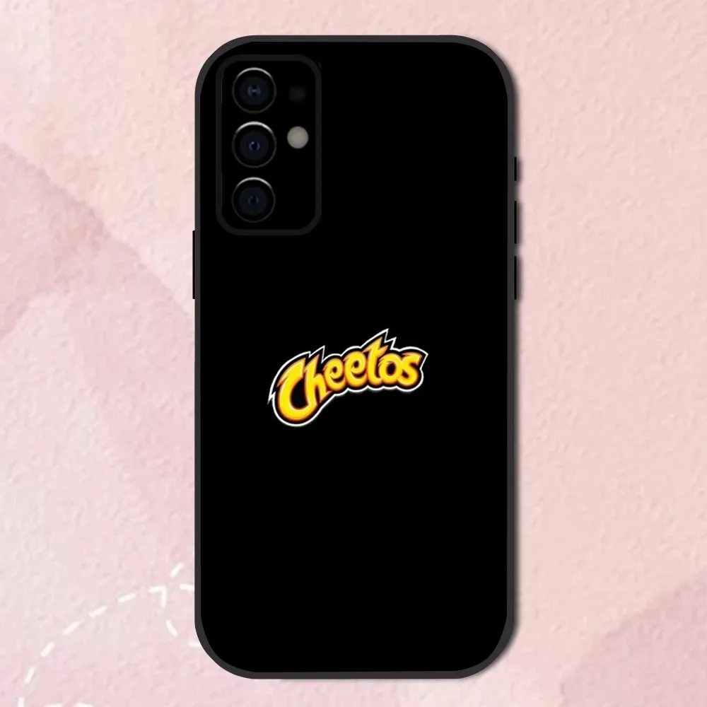 Cheetos Snack Food Phone Case For Samsung S24,S21,S22,S23,S30,Ultra,S20,Plus,Fe,Lite,Note,10,9,5G Black Soft Shell