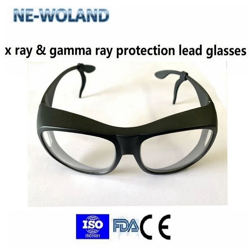 Genuine Lead glasses with side protection 0.5-0.75mmpb ray protective glasses for X-ray prevention in CT rooms & operating rooms