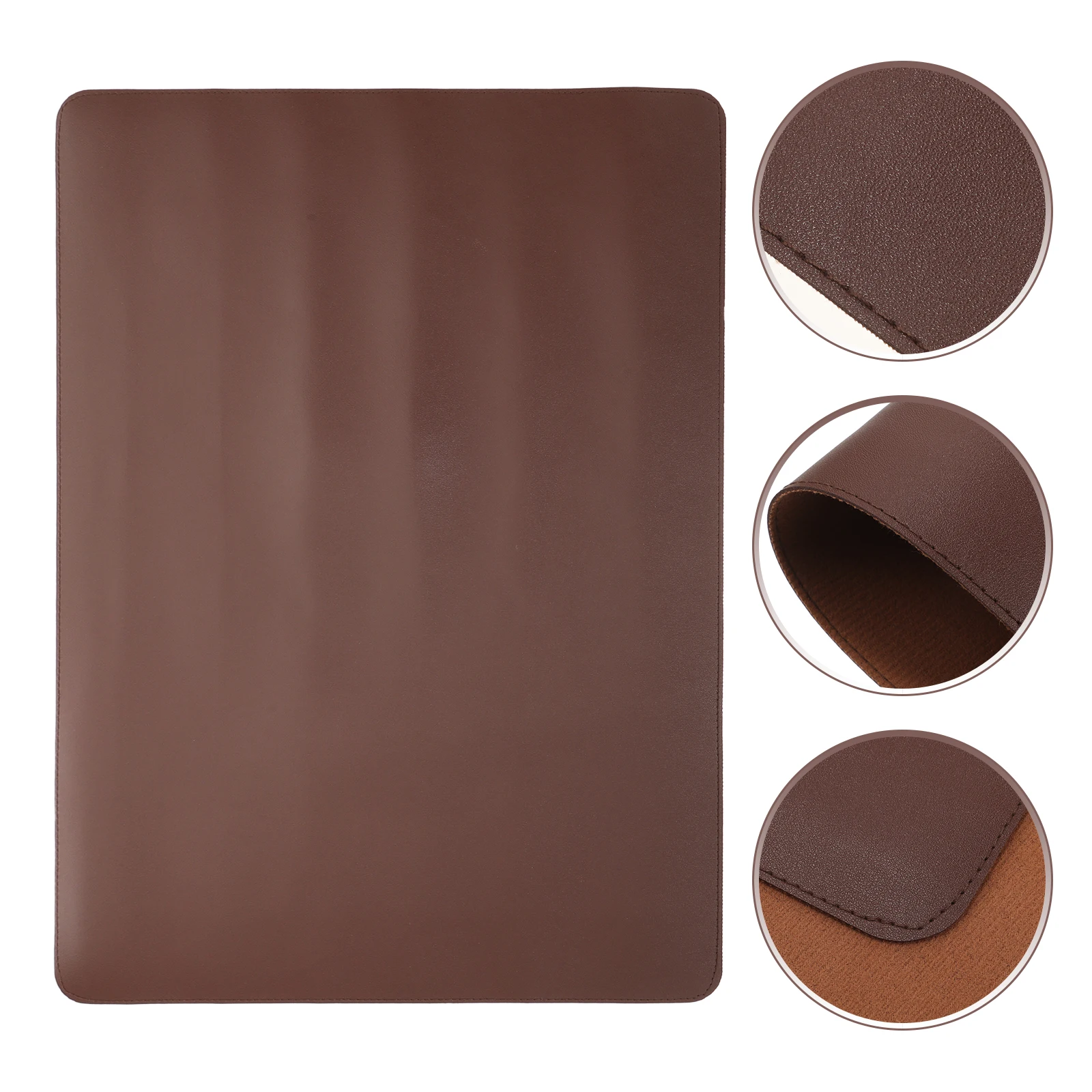 

Waterproof Oil-Proof Pu Placemat Reusable Rectangular Heat-Resistant Simple Style Table Mat Dining Table Decor Kitchen Home