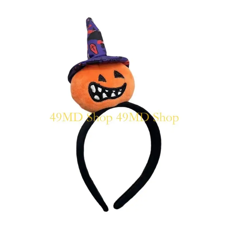49MD Soft Polyester Halloween Headpiece Comfortable Lightweight For Parties Costumes