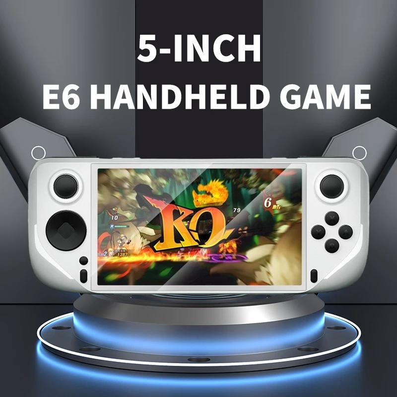 E6 Handheld GAME Console Portable Video Game Support 5-inch IPS 60Hz Screen Retro Gamebox Support PSP PS1 15000 Games