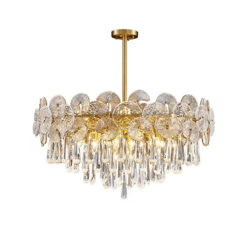 

Modern Luxury Crystal Led Chandelier Post-modern Glass Pendant Lights Creative Living Room Lamp Dining Room Bedroom Luxury Lamps