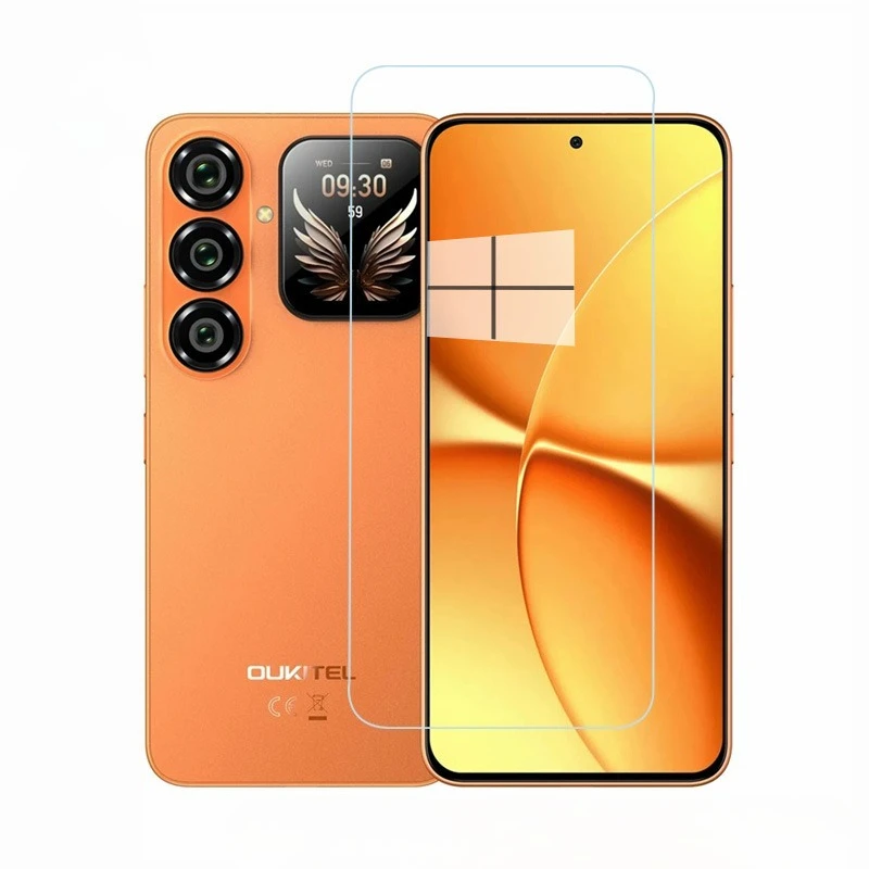 Oukitel P2 Plus Ultra 5G用、9H強化クリアガラス製スクリーンプロテクター。Oukitel P2Ultra用、保護フィルム、前面カバー、ガラス。