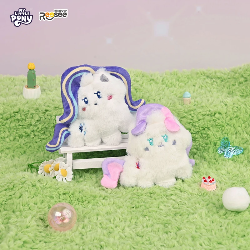 Figurine en peluche Mininstants My Little Pony pour enfants, série poney mignon, sac aléatoire, anime, dessin animé, jouet périphérique, cadeaux authentiques