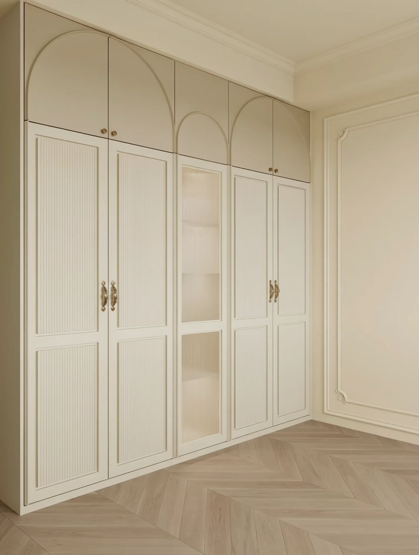 خزانة خشبية حديثة قابلة للتحويل، خزانة ملابس، أثاث غرفة نوم متين مع كوب ملابس، أثاث منزلي لغرفة المعيشة #6