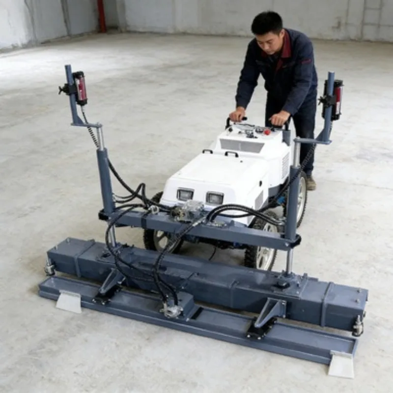 Concrete Laser Screed Floor Leveling Machine High Precision for Warehouse Industrial Factory Construction