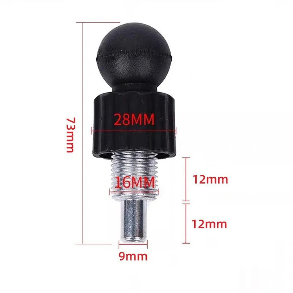 4Pcs 16x1.5 Rotary Knob Elastic Pin Exercise Bike Fitness Fixed Pin Accessories Rotary Knob Elastic Pin For Most Fitness Bike