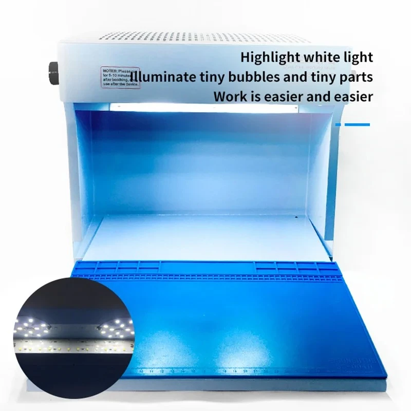 SS-917C Dust Free Working Room Double LED Light Clean Workbenches Mobile Phone Repair Filter Purification Operation Room