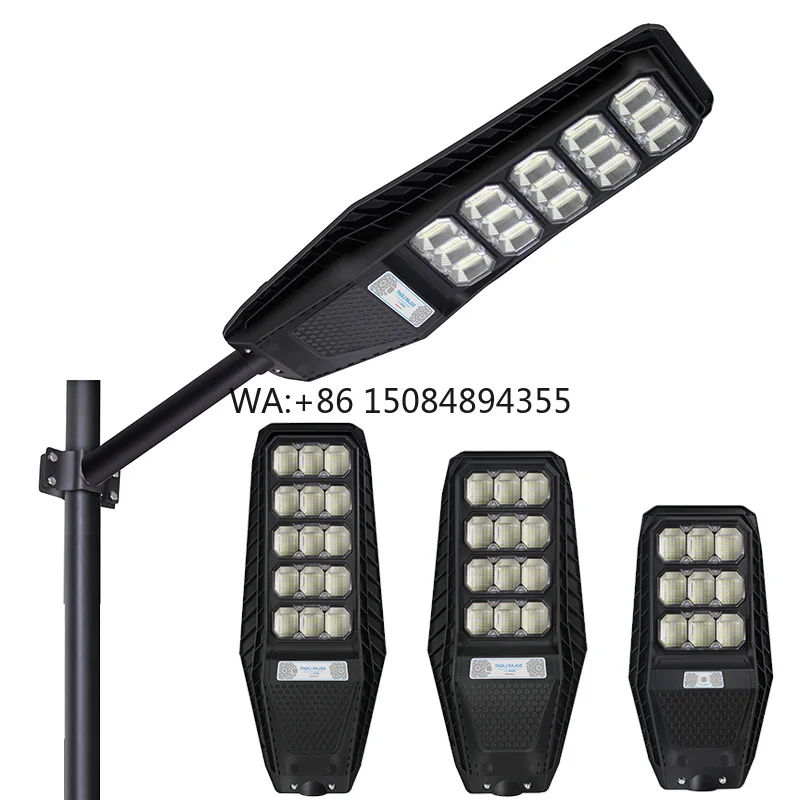 IP67 Waterproof Outdoor All-in-One Solar LED Street Light for Africa Euro USA ABS Aluminum Body Garden Road Use ROHS Certified