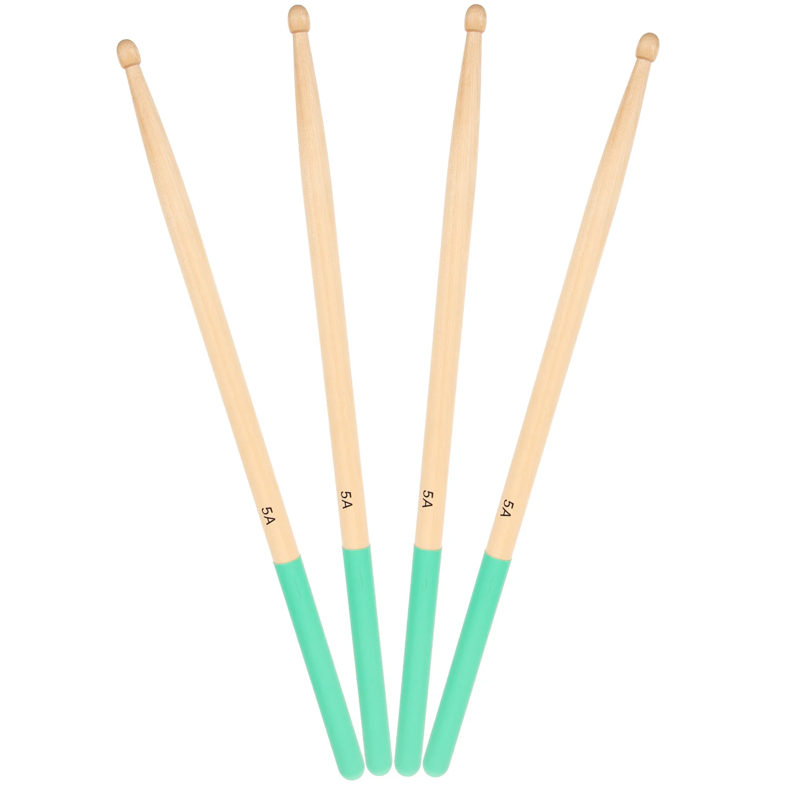 

2Pairs Drum Mallets Wooden Handle Percussion Instrument Sticks Lightweight Durable Practice Performance Musical Instrument