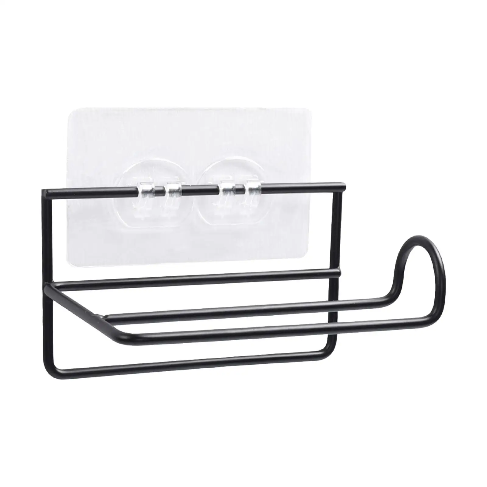 Toilet Tissue Holder Sturdy Easy to Install Multiuse Modern Punch Free Rustproof Roll Paper Holder for Dorm Bedroom Hotel Home