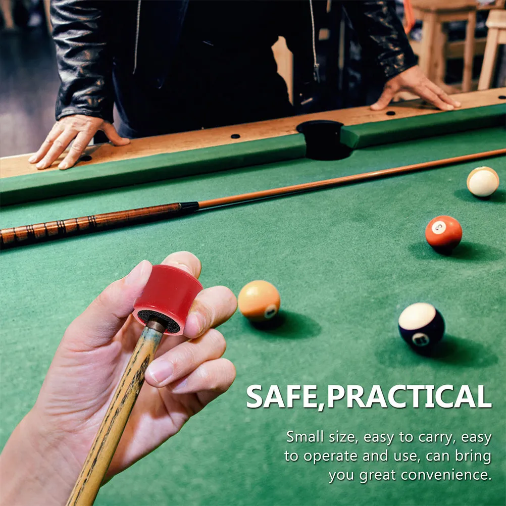 

4Pcs Cue Tip Shaper for Billiards Double-Sided Design Mushroom Head Billiards Shaper Professional Pool Tip Grinding Tool