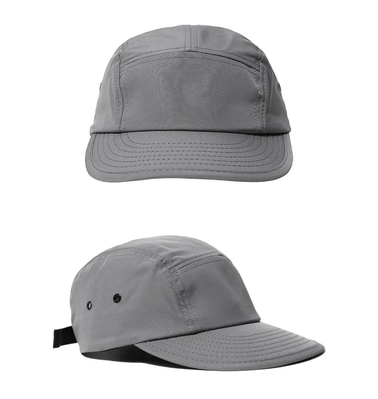 Baseballkappe für Herren und Damen, Trucker-5-Panel-Mütze, unstrukturierte Snapback, leicht, für alle Sportarten, zum Laufen, Wandern, Tennis – Detail 4