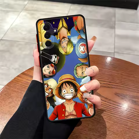 One Piece Captain Luffy Case for Samsung Galaxy A53 A35 A36 A73 A24 A54 A52 A56 A34 A22 A25 A26 A21s Back Phone Cover