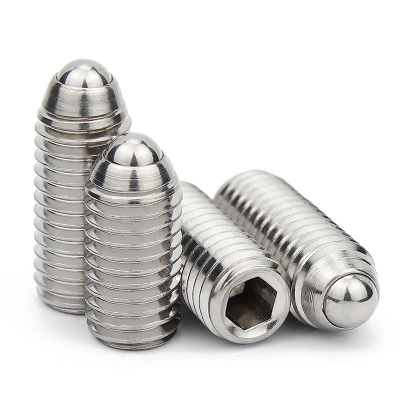 304 Stainless Steel M3 M4 M5 M6 M8 M10 M12 M16 Wave Ball Positioning Ball Steel Ball Spring Ball Plug Fixed Plunger