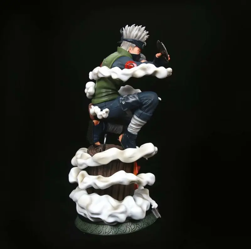 29cm nova naruto anime figura hatake kakashi perímetro pvc modelo cena estátua decoração de mesa ornamentos presentes de natal brinquedos