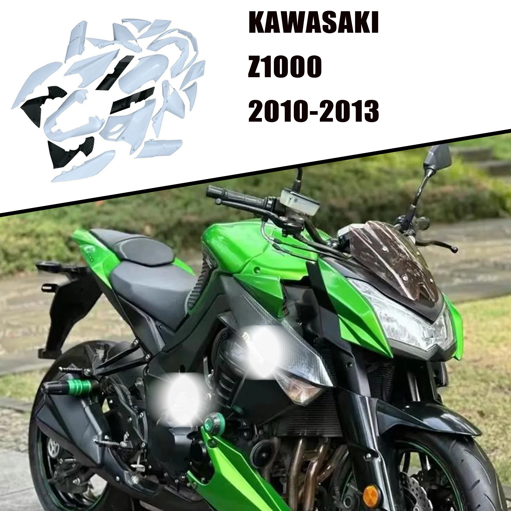 -Factory Direct Sales Z1000 2010-2013 Motorcycle Plastic Fairing Motor Body Kits Modification Kit