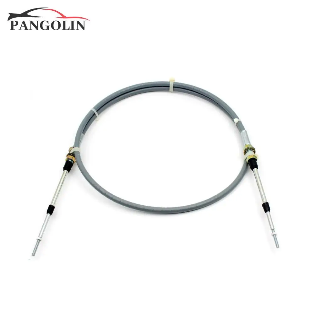 75'' 190cm Throttle Control Cable - Threaded End Rods 6mm for Komatsu D21D25 Dozer Loader Excavator Repair Parts