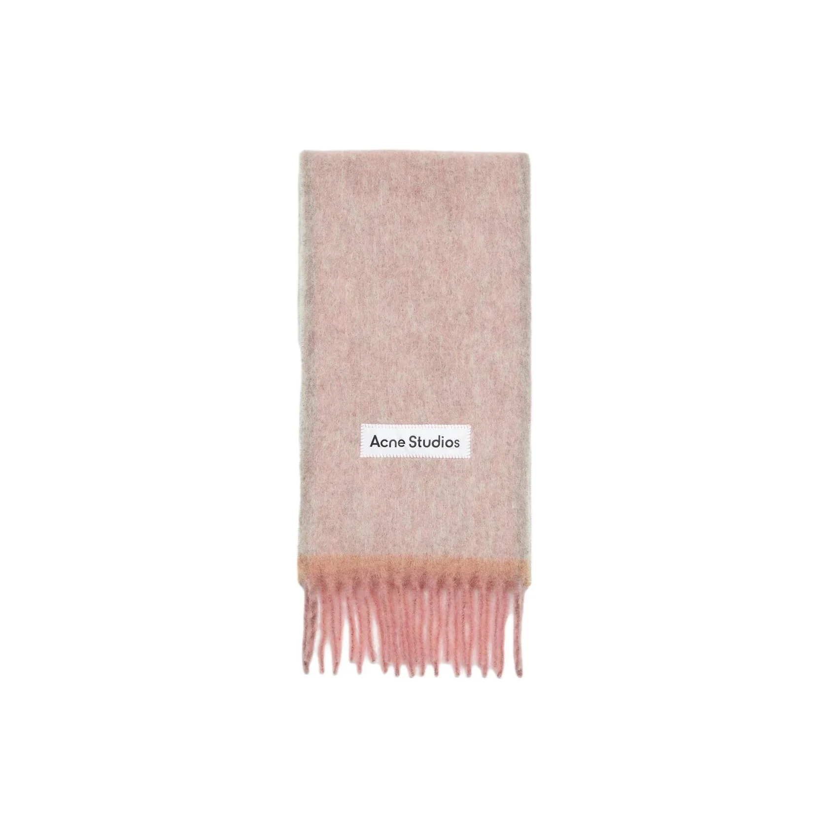 

Acne Studios Logo Patch Fringed Edge Scarf CA0290-416