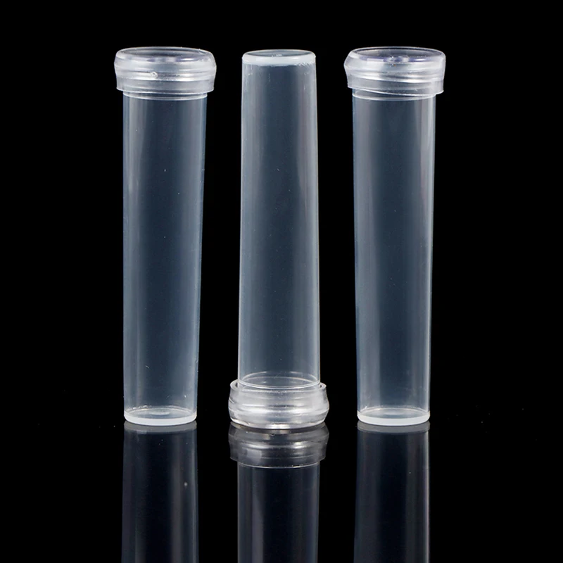 10Pcs  Plastic Flower Nutrition Tube With Cap Fresh Flower Water Storage Tube Plant Fresh-keeping Culture Small Tubes